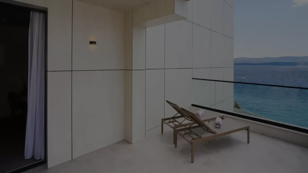 Superior room in Medistone hotel in Omis, Croatia