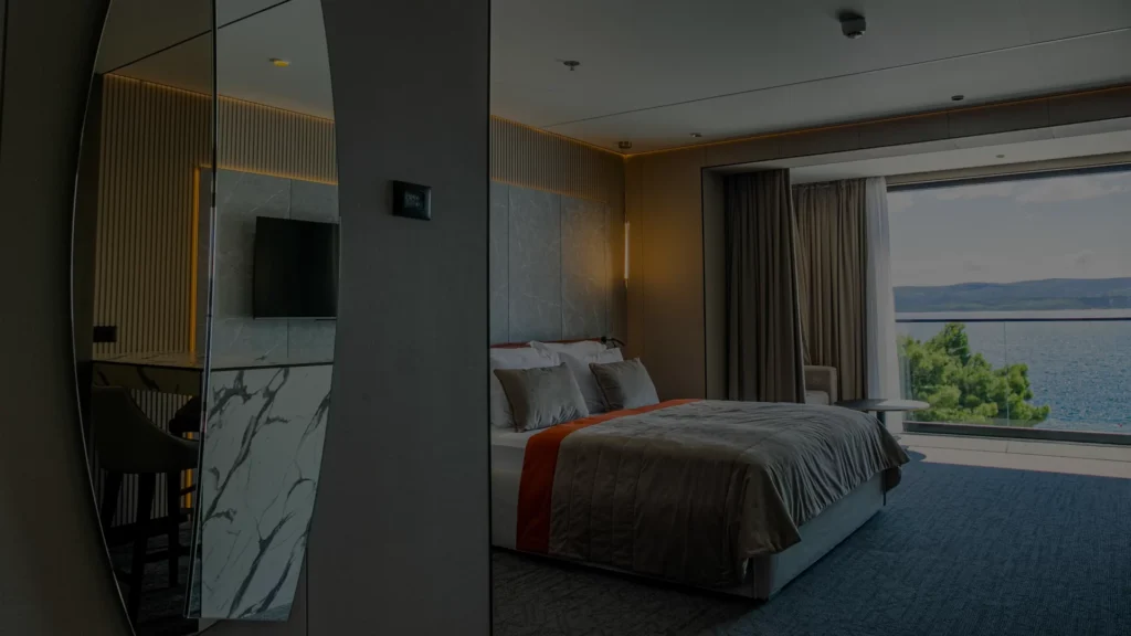 Superior studio suite at Medistone Hotel in Omis, Croatia